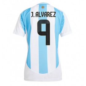 Argentina Julian Alvarez #9 Hemmakläder Dam Copa America 2024 Kortärmad